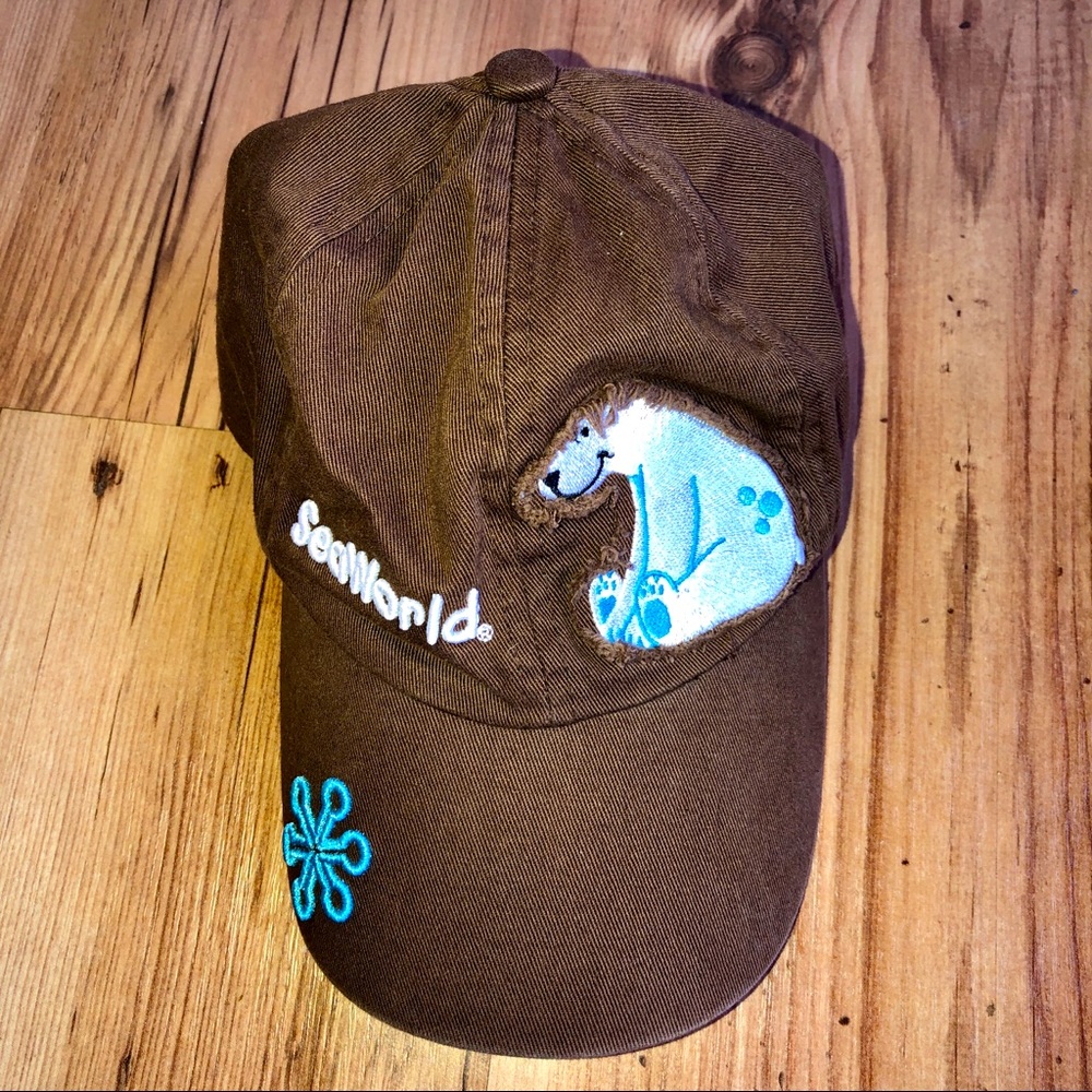 Youth Sea World Hat Polar Bear